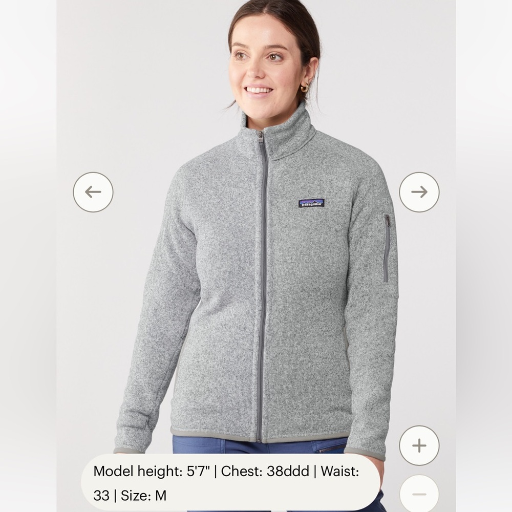 Patagonia Better Sweater Heather Gray Full-Zip Jacket